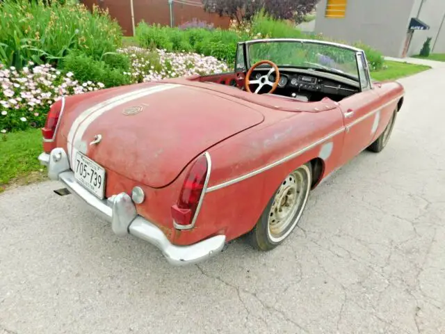 mgb, 1964 roadster, runs, drives, no rust, 3-main engine, low 3-digit vin #, !!