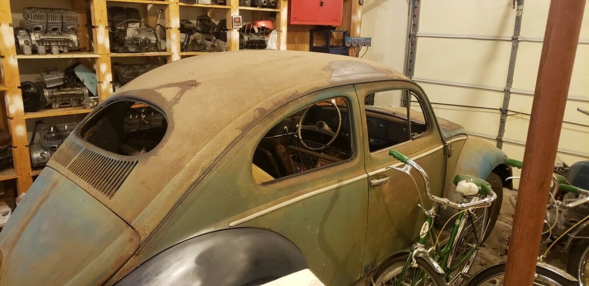 1956 volkswagen beetle 1200 coupe blue rwd manual