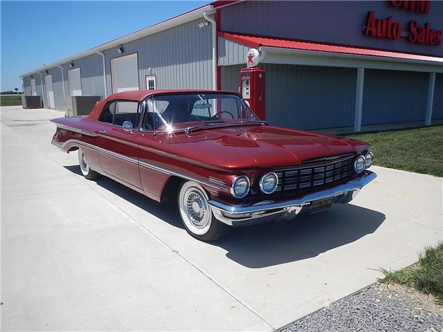 1960 oldsmobile 98 convertible 96658 miles maroon 394 automatic
