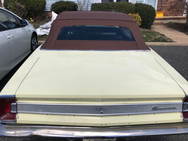 67 plymouth barracuda convertible no reserve