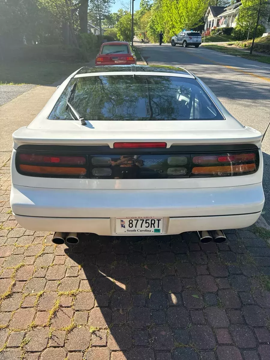 1991 nissan 300zx coupe white twin turbo