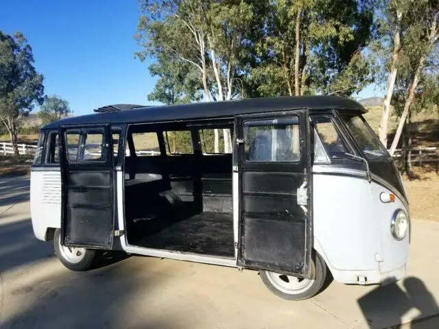 vw bus -15 windows - rag top 1961