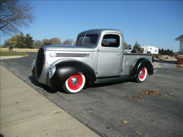 1938 ford custom pick-up truck collector streetrod project!