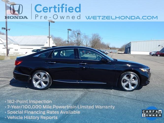 certified 2018 honda accord 2.0t touring richmond, in 47374 for sale in chester, indiana