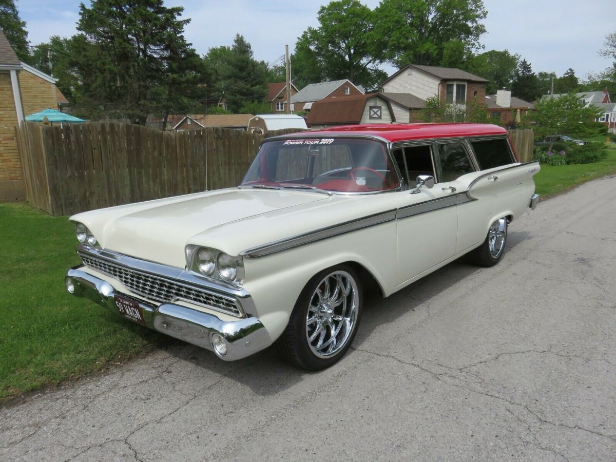 "hot rod pro tour 1959 ford country sedan wagon 390 4 speed 9 inch wilwood 4wdb"