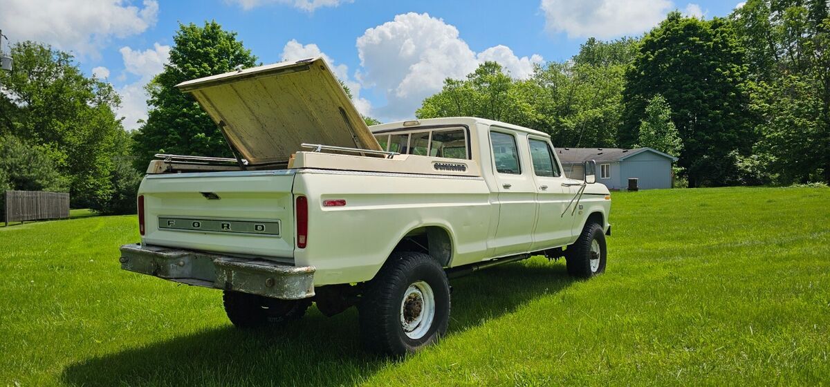 1976 ford f-250 crew cab & chassis 4x4 390fe np435 np205 dana 60