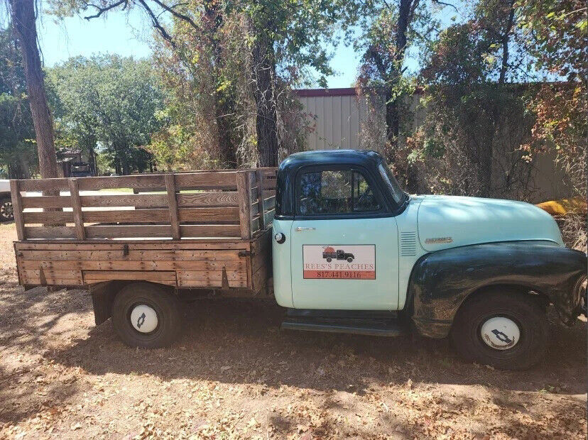 1954 chevrolet 3100 manual rwd linseed oil on wood bed runs great