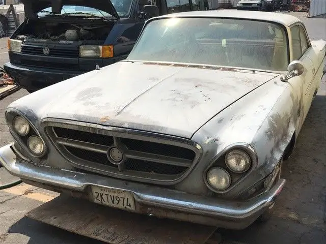 1962 chrysler 300 barn find rat rod mopar 383 runs and drives registered ca