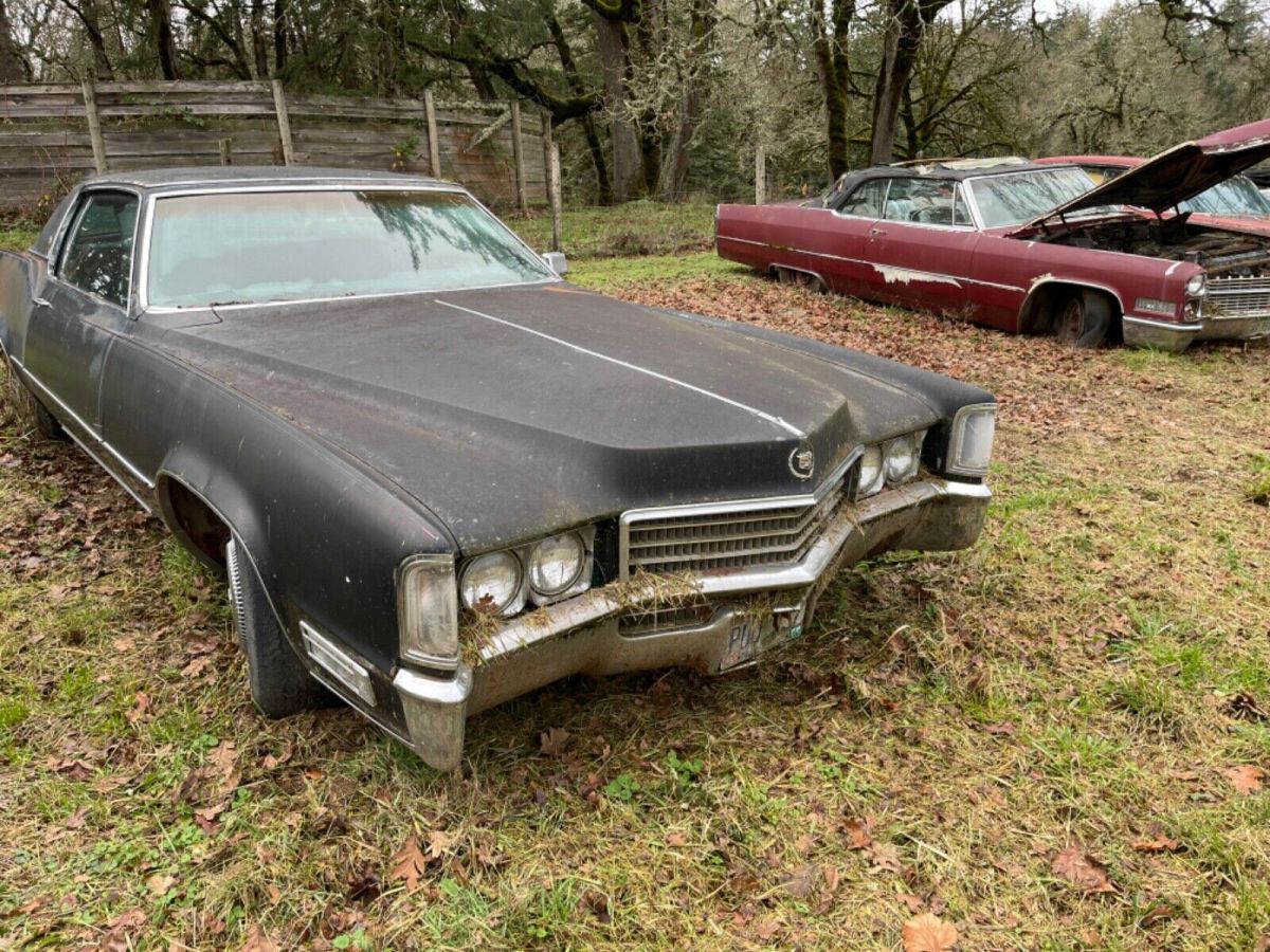 1970 cadillac eldorado coupe , no reserve , was running when parked , complete