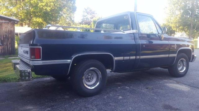 1987 chevrolet c-10 shortbed survivor 67k low mile 1 family owned pick up truck