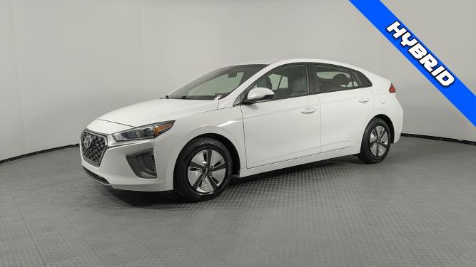 used 2021 hyundai ioniq hybrid blue