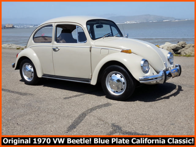 1970 volkswagen beetle 44k miles 1-family owned california.car. no reserve!