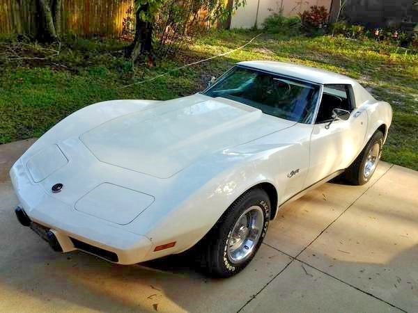 1975 chevy corvette l48 4 speed manual matching #s no reserve