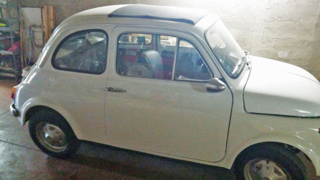 1971 fiat 500 110f model l luxury white