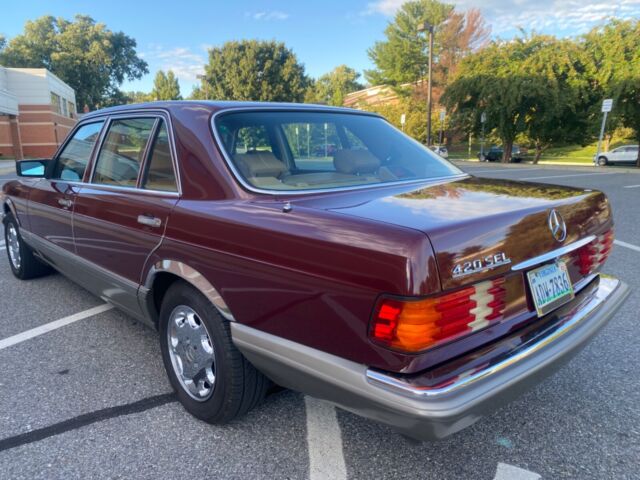 1986 mercedes benz 420sel 4.2-liter v8 w126