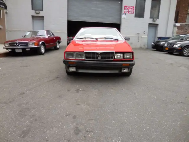 1986 maserati biturbo convertible for minor restoration no reserve