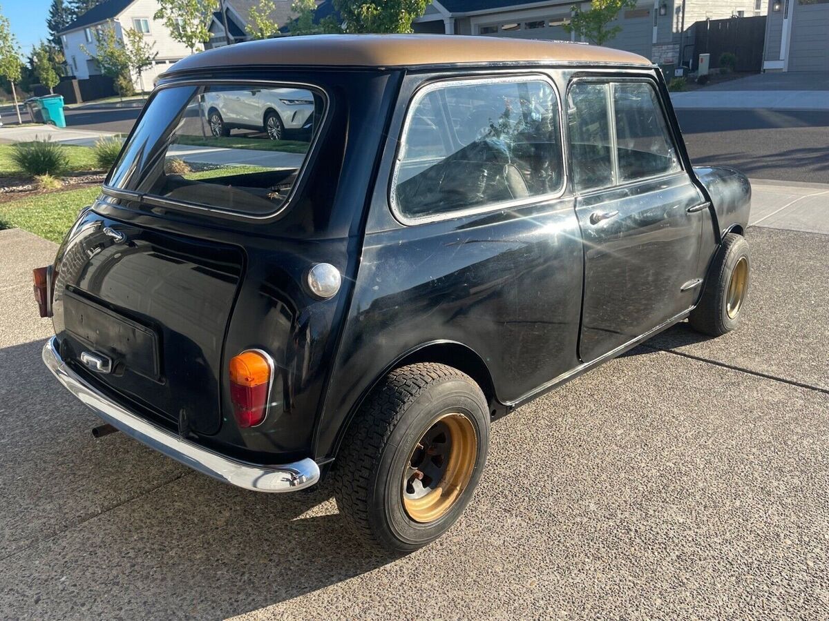 1961 austin mini cooper black