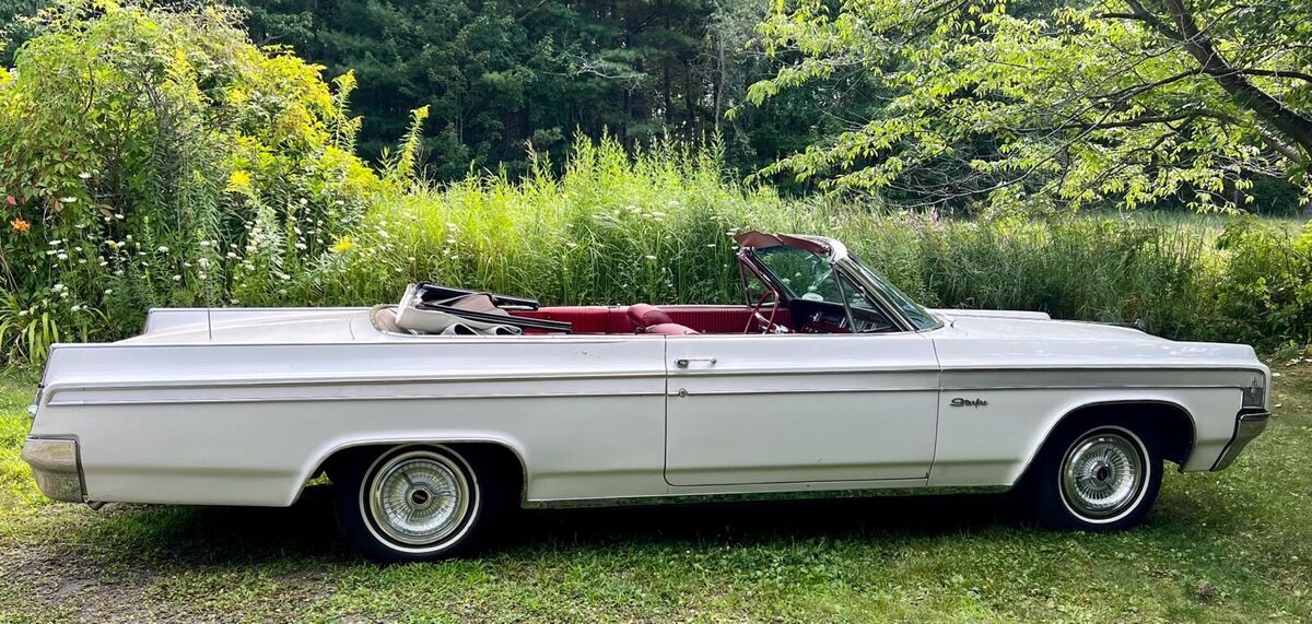 1963 oldsmobile starfire convertible white rwd automatic starfire