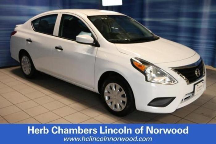 2017 nissan versa 1.6 s 1.6 s 4dr sedan 5m for sale in norwood, massachusetts