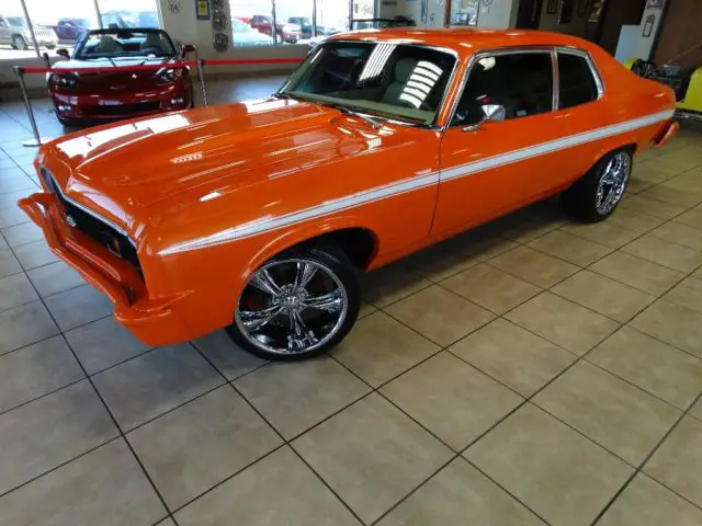 1974 chevy nova ((2-door)) arizona car ((restomod)) ss 68 69 70 71 72 ss show!