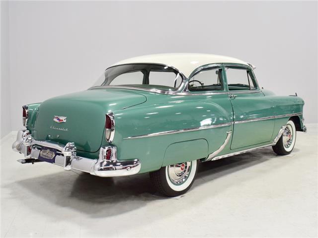 1954 chevrolet delray club coupe 93598 miles india ivory over bermuda green 23