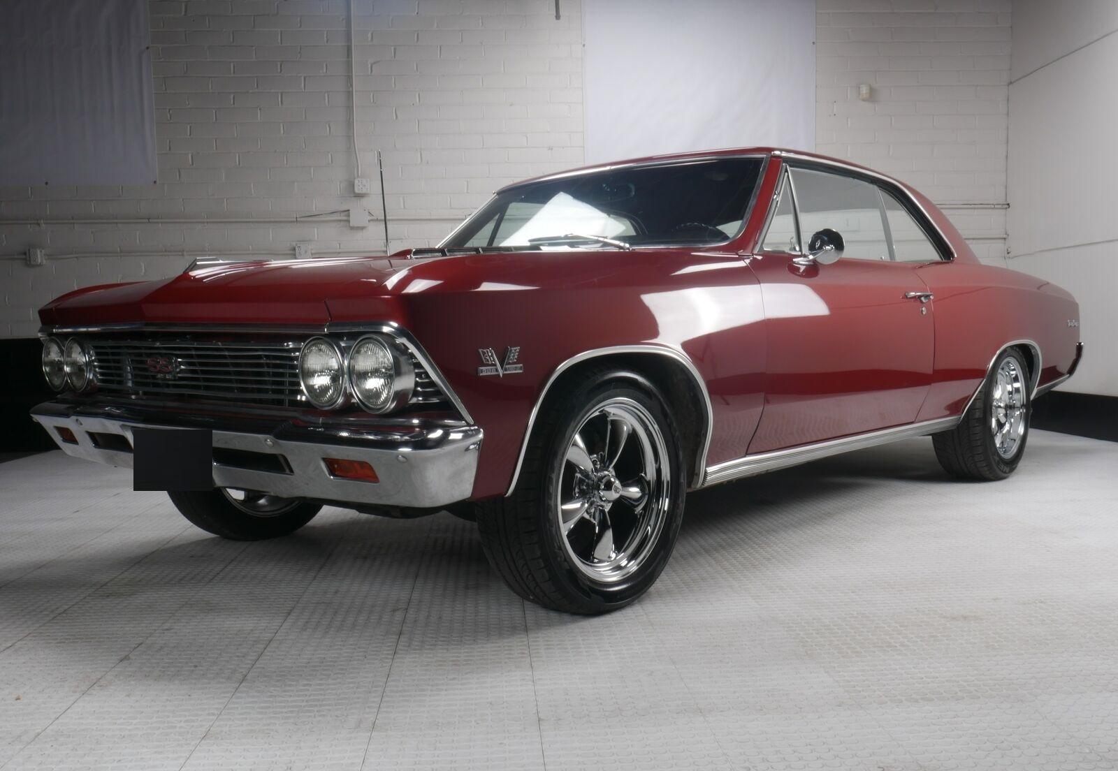 1966 chevrolet chevelle ss maroon correct 396 4 speed manual 20599 miles