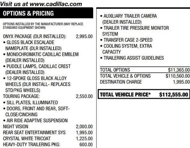 2024 cadillac escalade sport