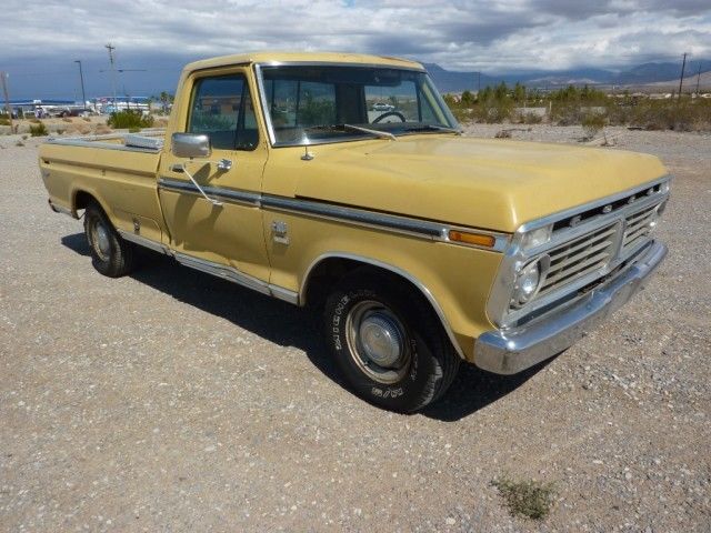 1973 ford f100 very nice all original truck runs great 360 v8 factory air cond