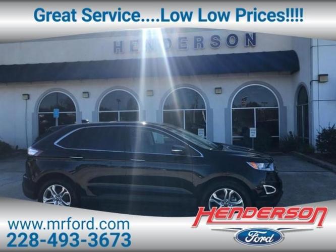 2018 ford edge titanium titanium 4dr crossover for sale in waveland, mississippi