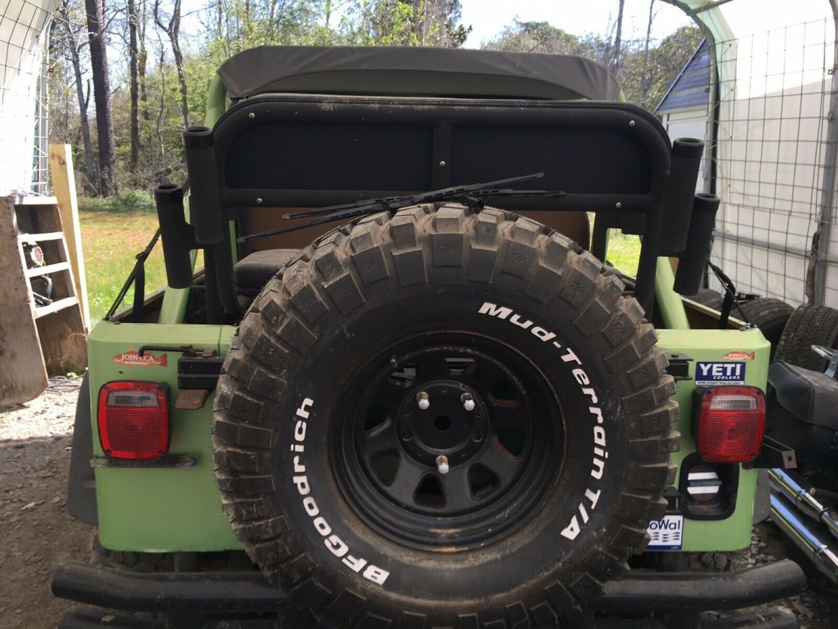1984 jeep cj7 green 4wd manual no reserve!