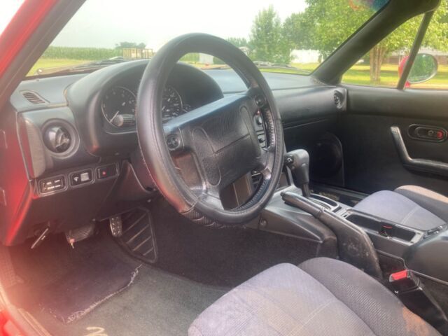 1992 mazda miata red automatic power windows cruise clean carfax
