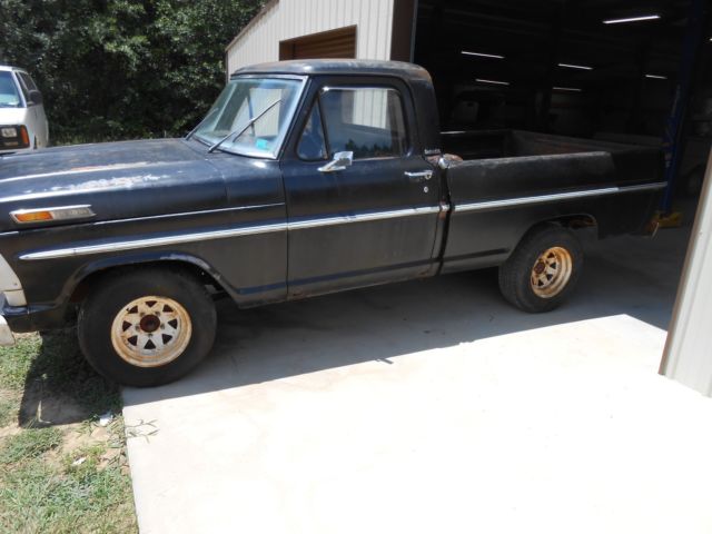 1967 ford f-100 short bed custom cab