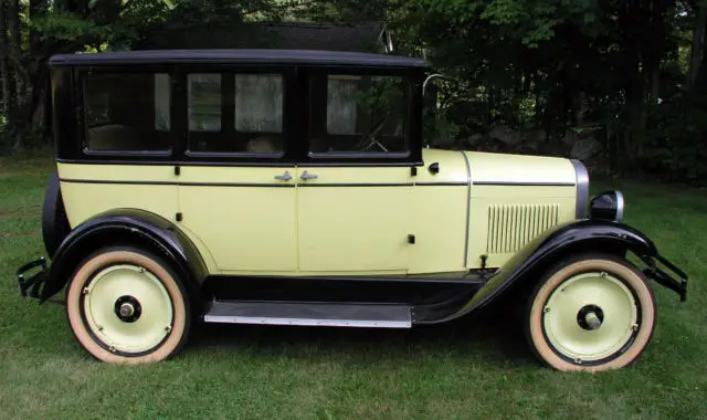 1927 chevrolet aa capital 4 door yellow cab