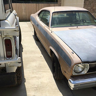 1975 plymouth duster base coupe 2-door 3.7l