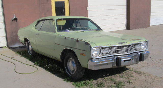 1973 dodge dart sport jf1 pale green 225 slant 6 torqueflite ps a/c original