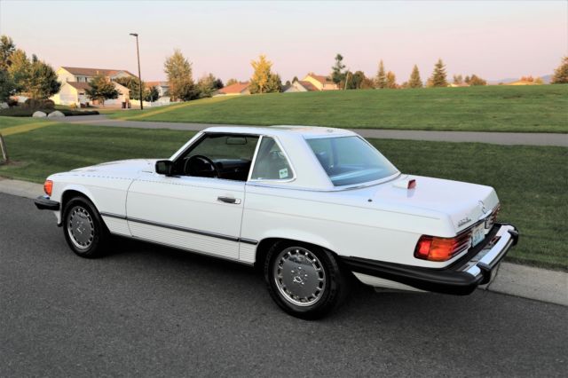 1986 mercedes benz 560sl 93k, original books, tools, hardtop, softtop,beautiful