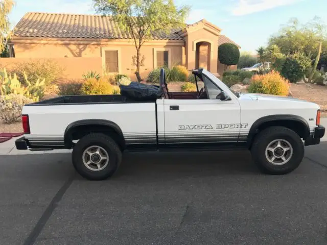 1989 dodge dakota sport convertible 4x4 manual transmission