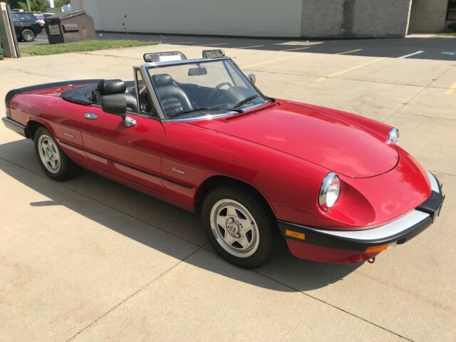 1986 alfa romeo spider - 29,612 original miles