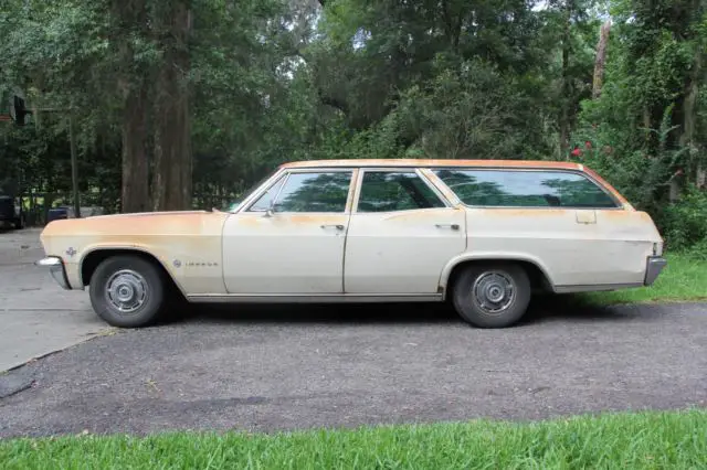 1965 chevrolet impala wagon $7500.00 283 ci v8 3 speed column shift with overdr