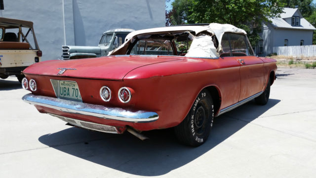1963 corvair monza 900 spyder convertible