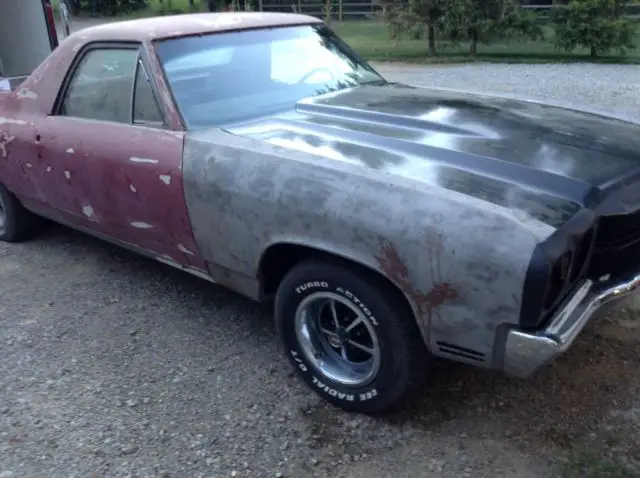 1970 ss396 matching number elcamino. build sheet shadow gray paint code