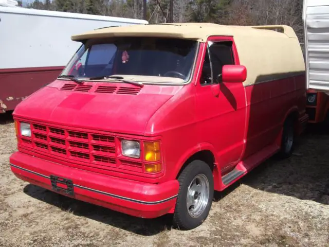 1987 dodge van custom