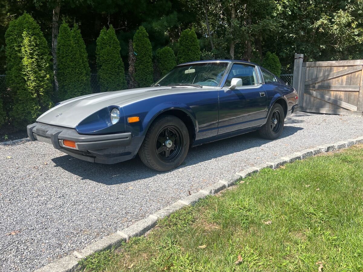 1979 nissan 280zx coupe blue rwd automatic