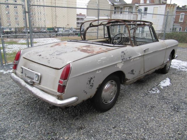 1966 peugeot 404 cabriolet convertible pininfarina