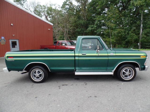 1978 ford f150 ranger explorer 300ci 4-speed manual a/c original survivor 86pics