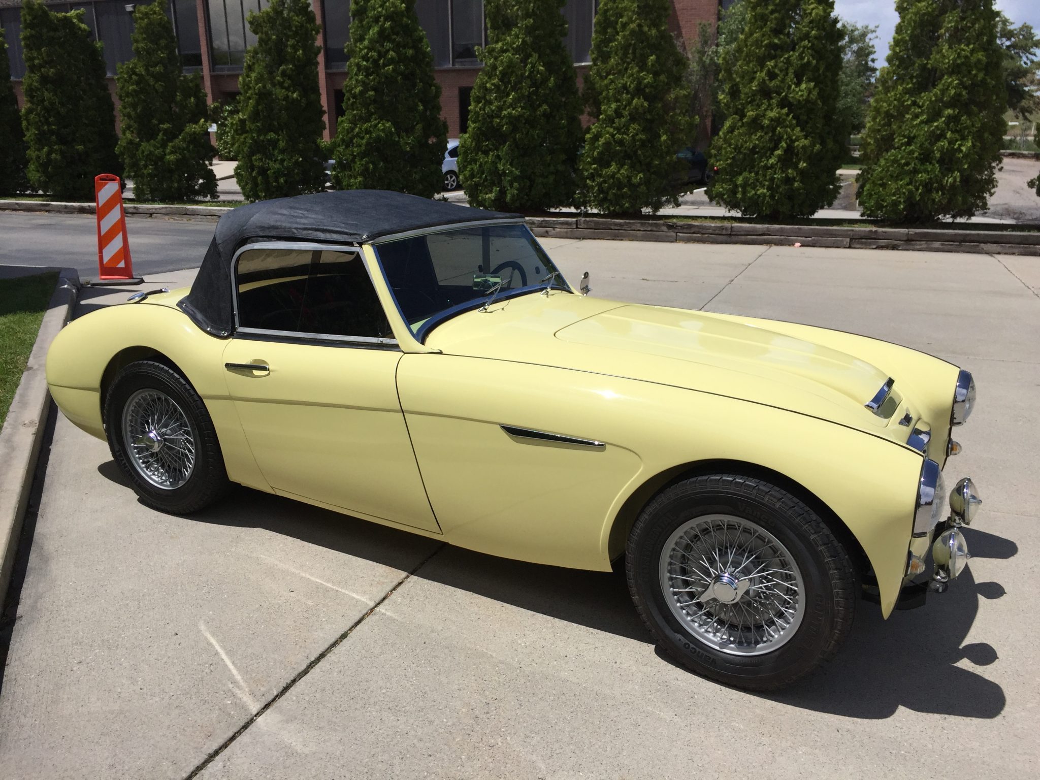 1958 austin-healey 100-6 bn6 2-seat roadster