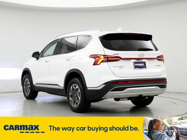 2022 hyundai santa fe hev blue