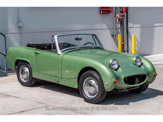 1958 austin-healey bugeye sprite in beverly hills, california