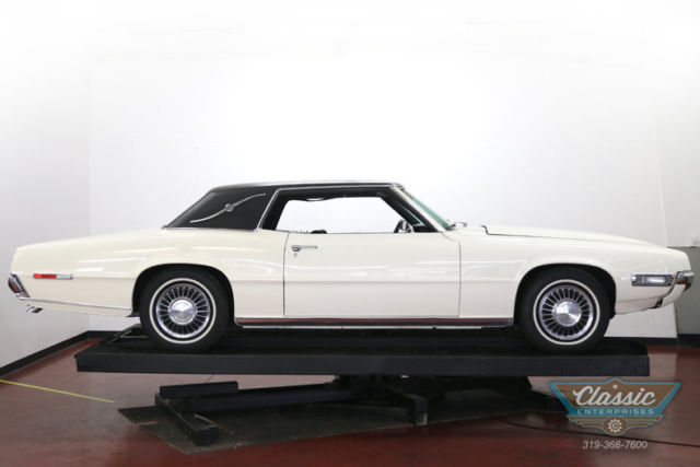 1968 ford thunderbird landau 429 v8 3 speed automatic hardtop wimbledon white