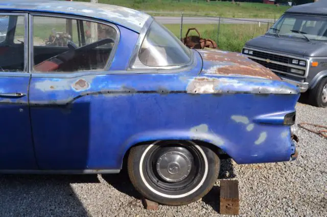 1959 studebaker lark rare v8 manual trans w/overdrive. 2 doors..runs and solid